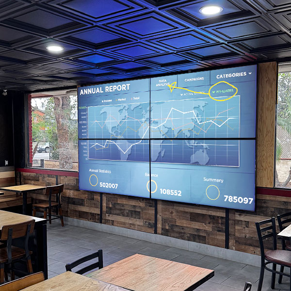 Large TV Screen