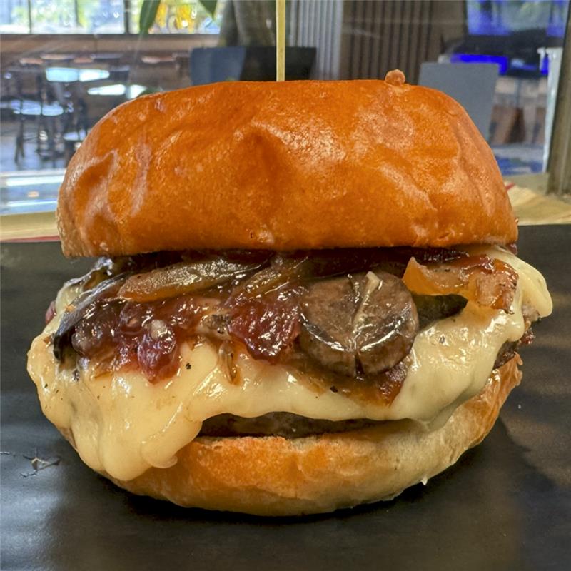 Mushroom & Swiss Burger