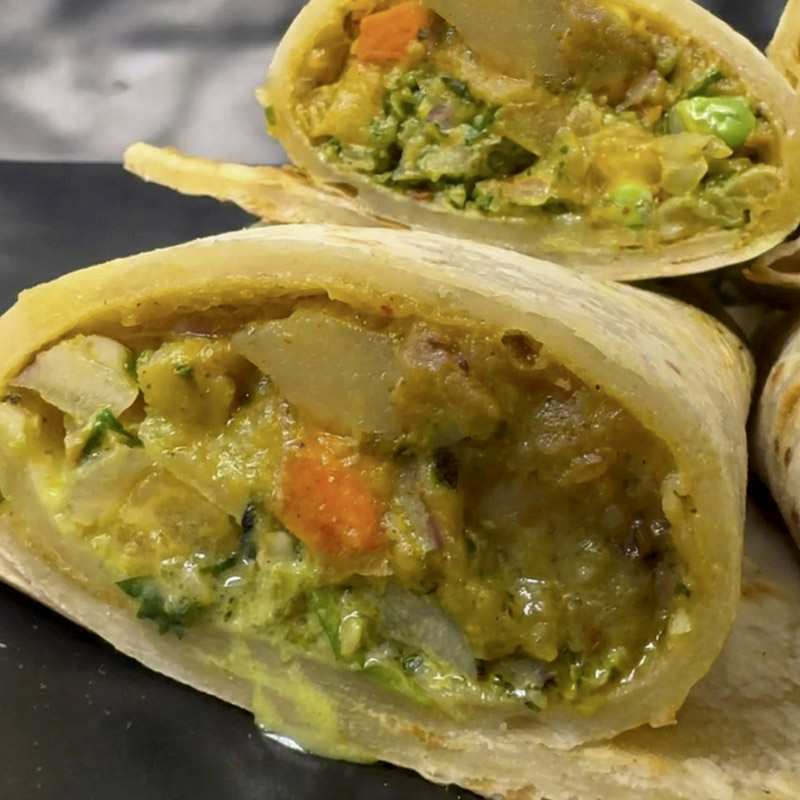Aloo Paratha Roll