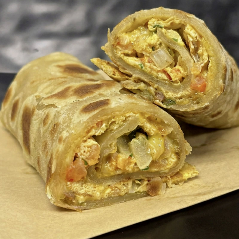 Anda Paratha Roll