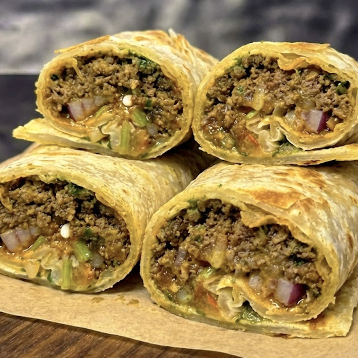Qeema Paratha Roll