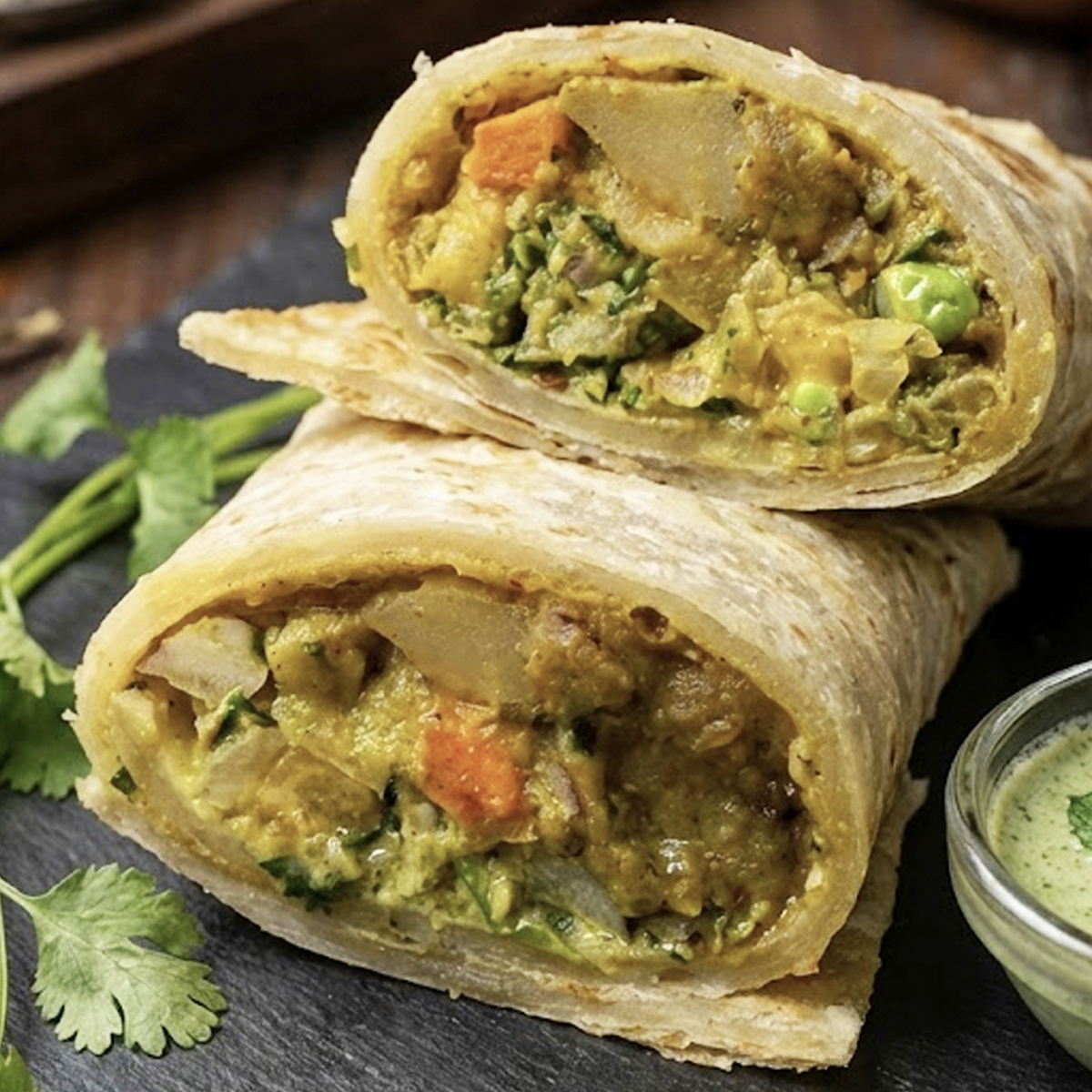 Aloo Paratha Roll