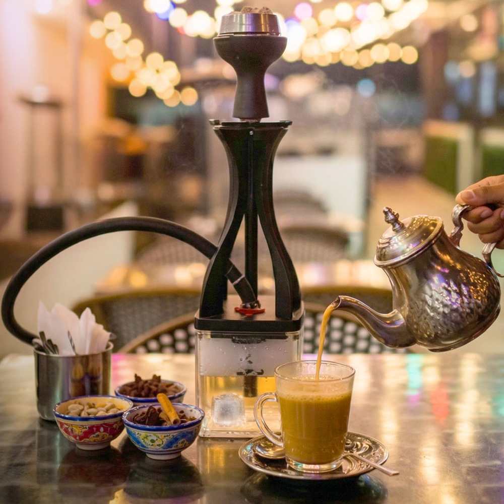 Burns Road Premium Shisha Experience at Halal Hookah Lounge Tustin CA