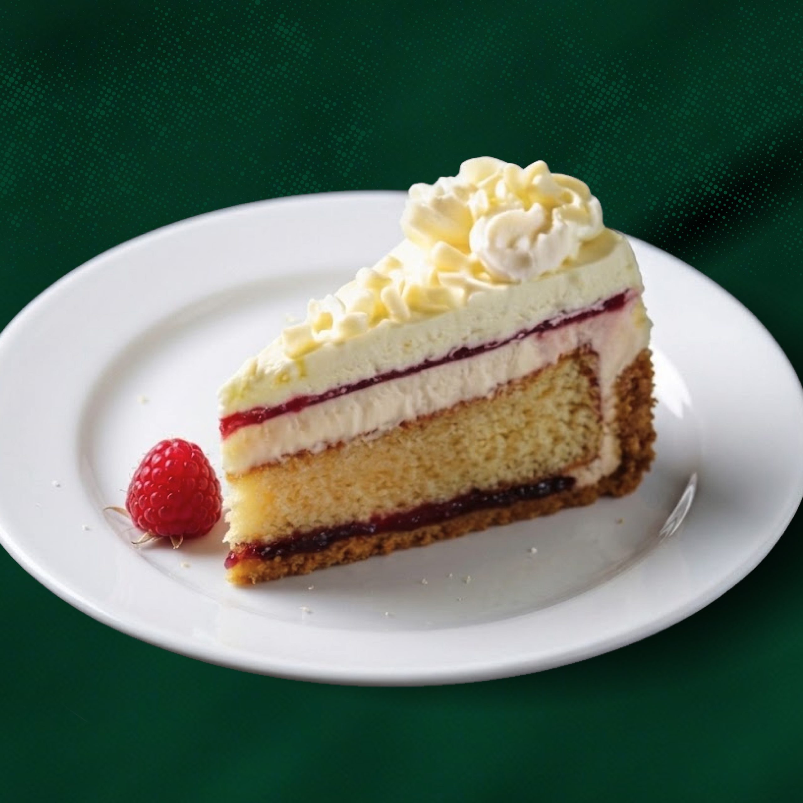 Lemon Raspberry Cheesecake — Halal Menu Item at Burns Road Tustin CA