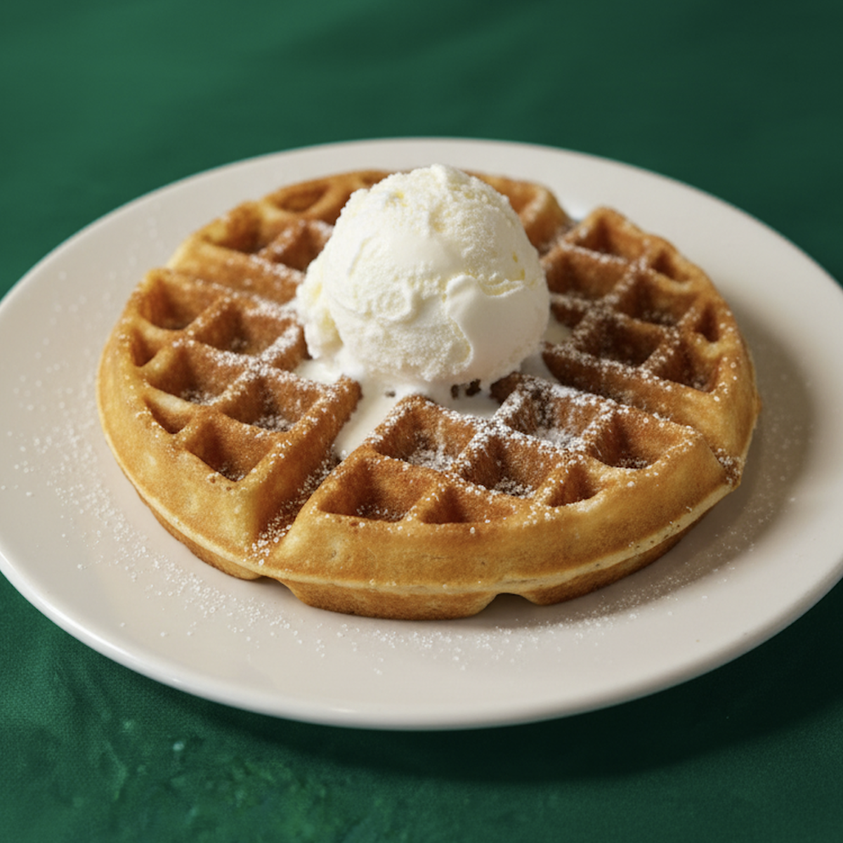 Belgian Waffle — Halal Menu Item at Burns Road Tustin CA
