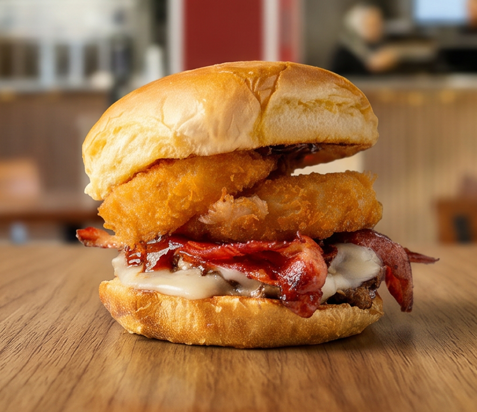 Western BBQ Smash — Halal Menu Item at Burns Road Tustin CA